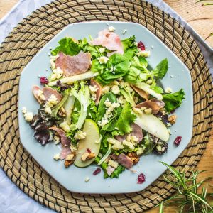 Salade sucrée-salée