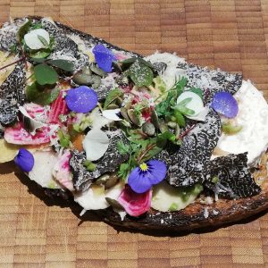 Tartine Rocamadour-truffes - Thierry Merville