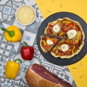 tarte-jambon-de-Bayonne-et-poivrons